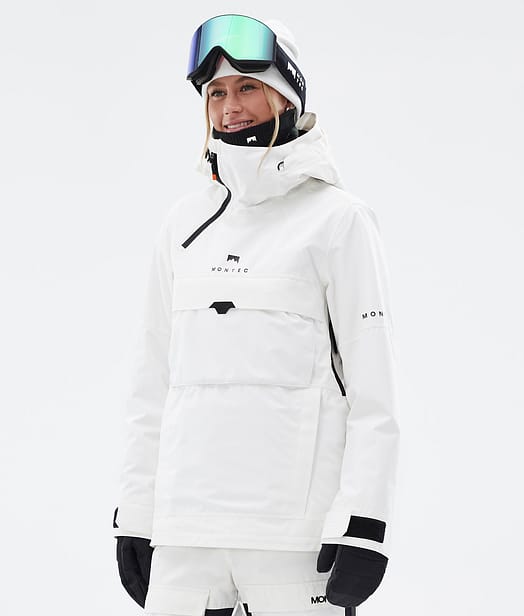 Dune W Skijakke Dame Old White