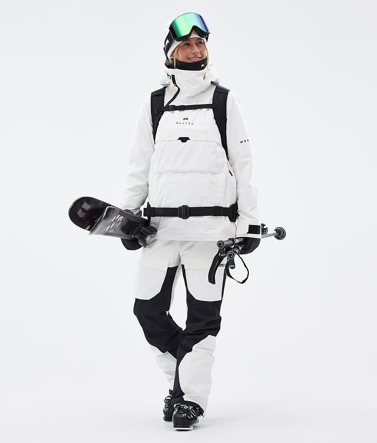 Dune W Veste de Ski Femme Old White