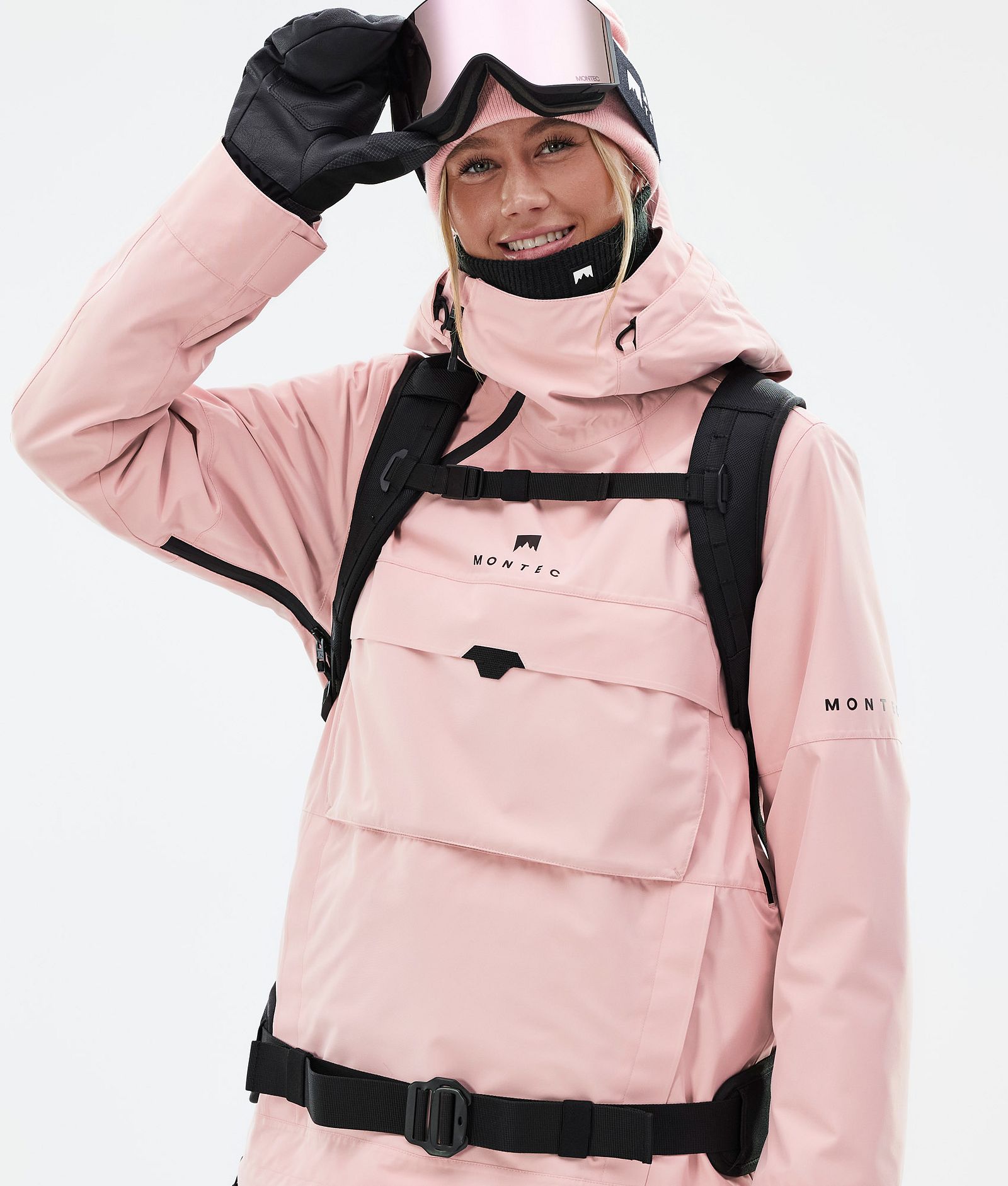 Pink File Jacket Montec Dune W Snowboard Jacket Women Soft Pink | Montecwear.com