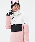 Dune W Snowboardjakke Dame Old White/Black/Soft Pink, Billede 2 af 9