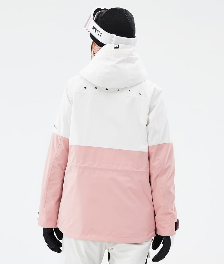 Dune W Snowboardjakke Dame Old White/Black/Soft Pink, Billede 7 af 9