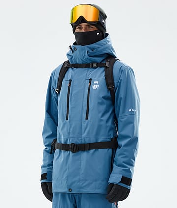 Fawk Snowboard Jacket Men Blue Steel