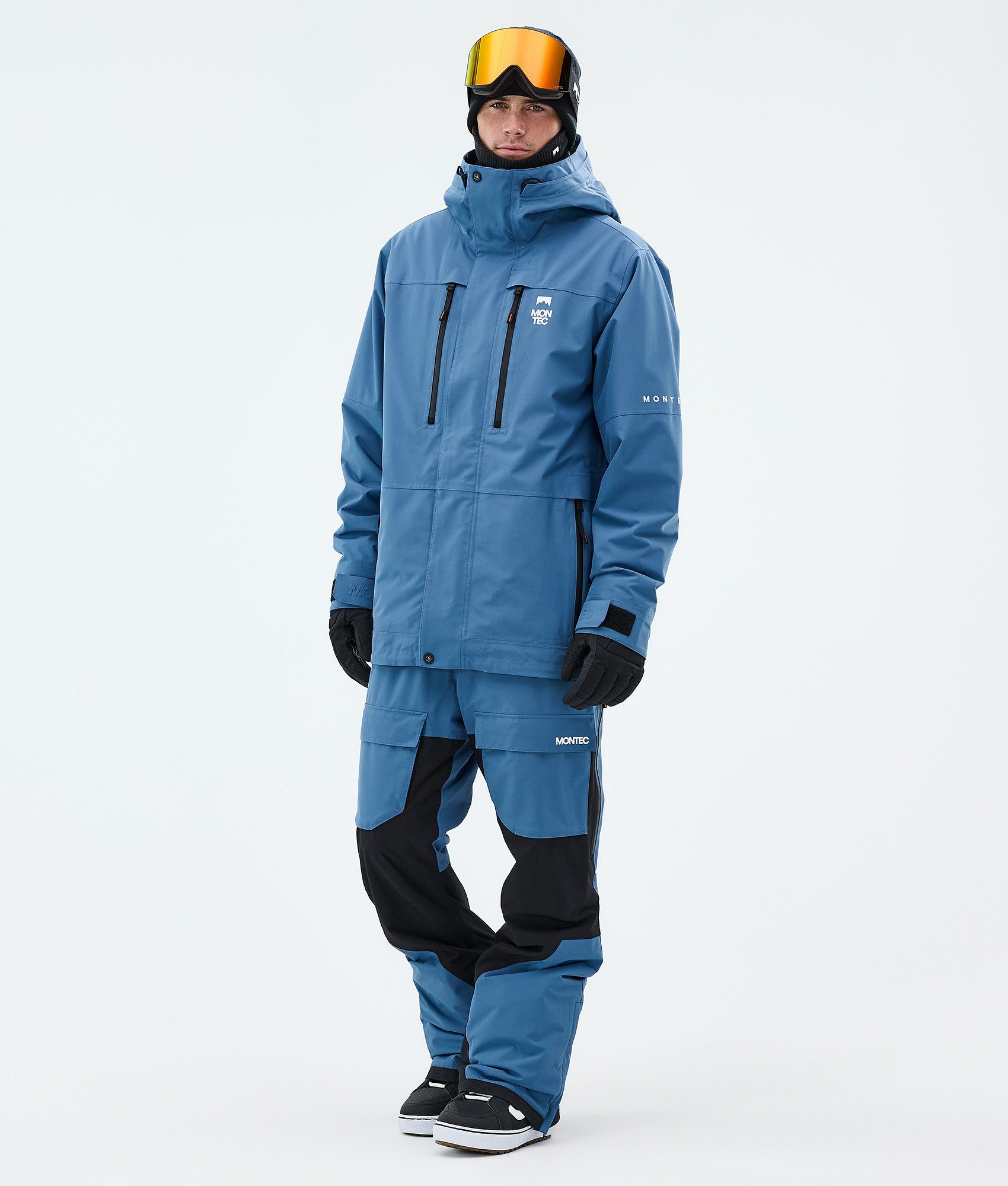 Montec Fawk Snowboard Jacket Men Blue Steel | Montecwear.com