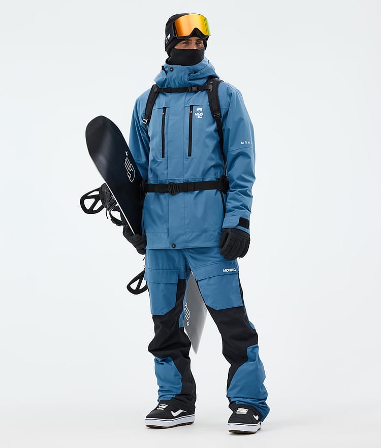 Fawk Veste Snowboard Homme Blue Steel, Image 3 sur 11