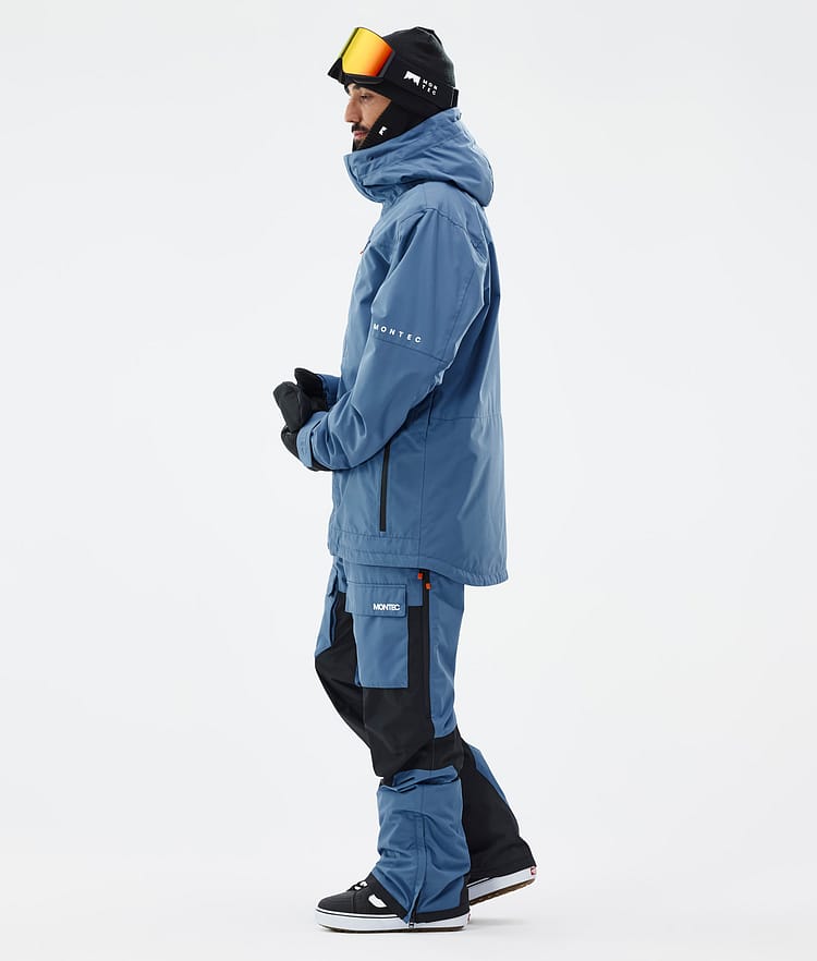 Fawk Snowboard Jacket Men Blue Steel
