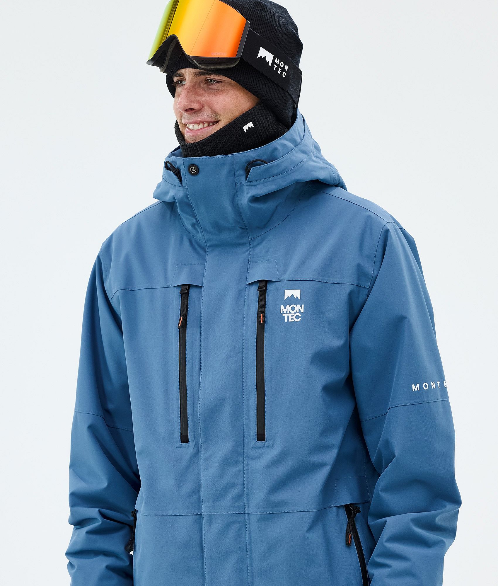Montec Fawk Snowboard Jacket Men Blue Steel | Montecwear.com