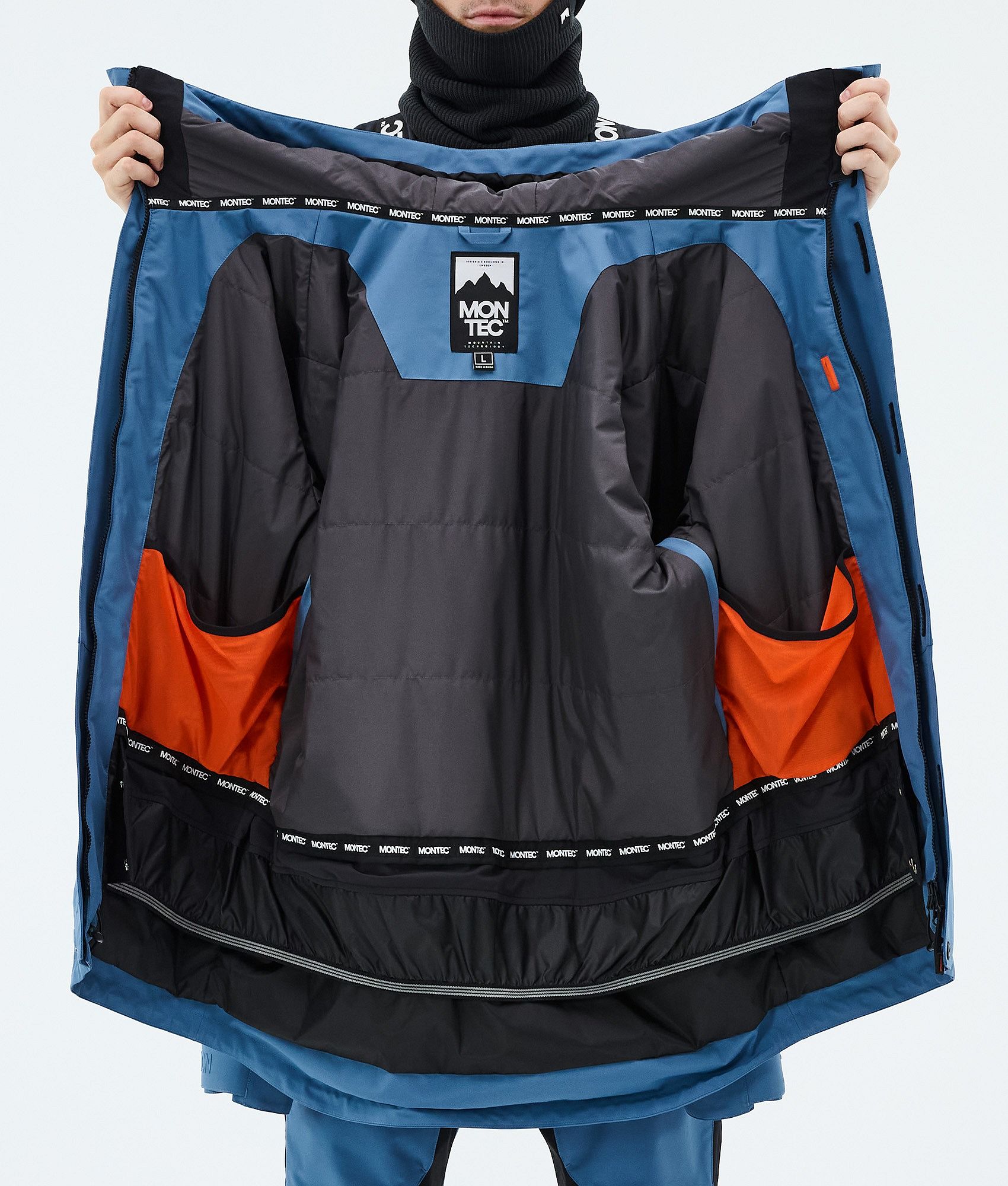 Montec Fawk Snowboard Jacket Men Blue Steel | Montecwear.com