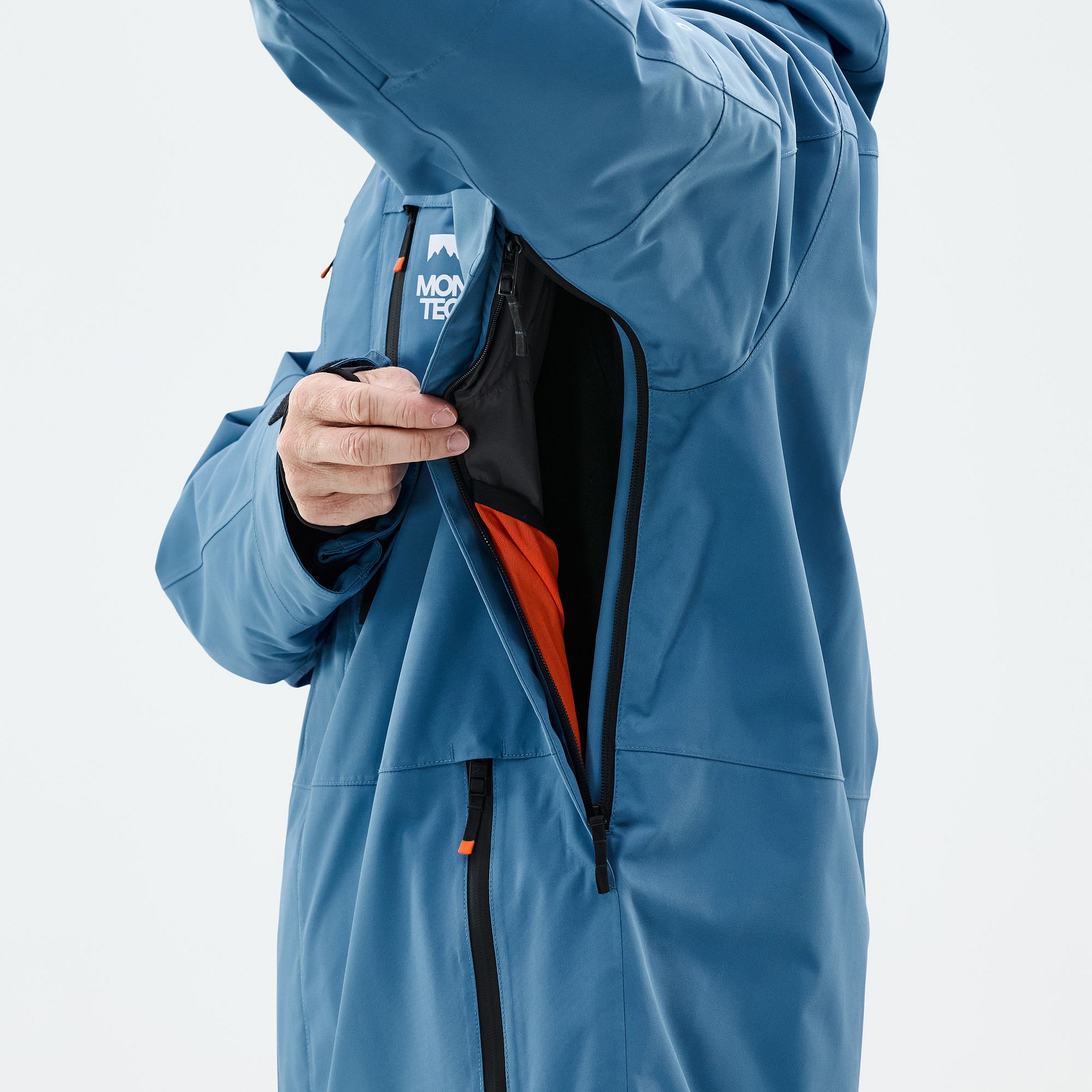 Montec Fawk Ski Jacket Men Blue Steel | Montecwear.com