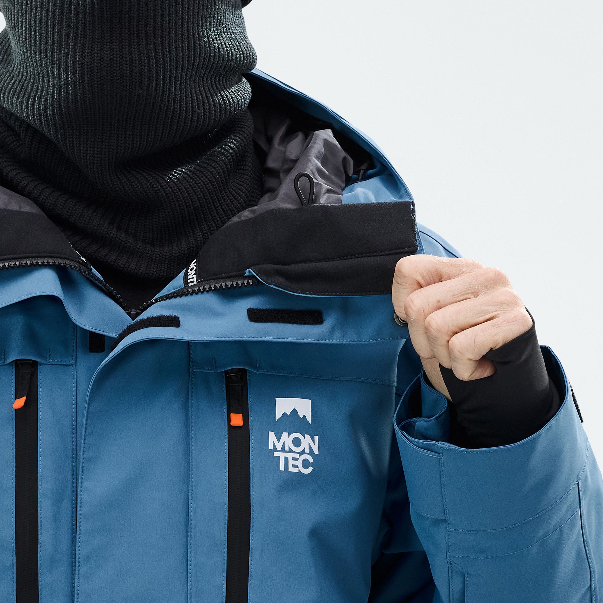 Montec Fawk スノーボードジャケット メンズ Blue Steel - ブルー