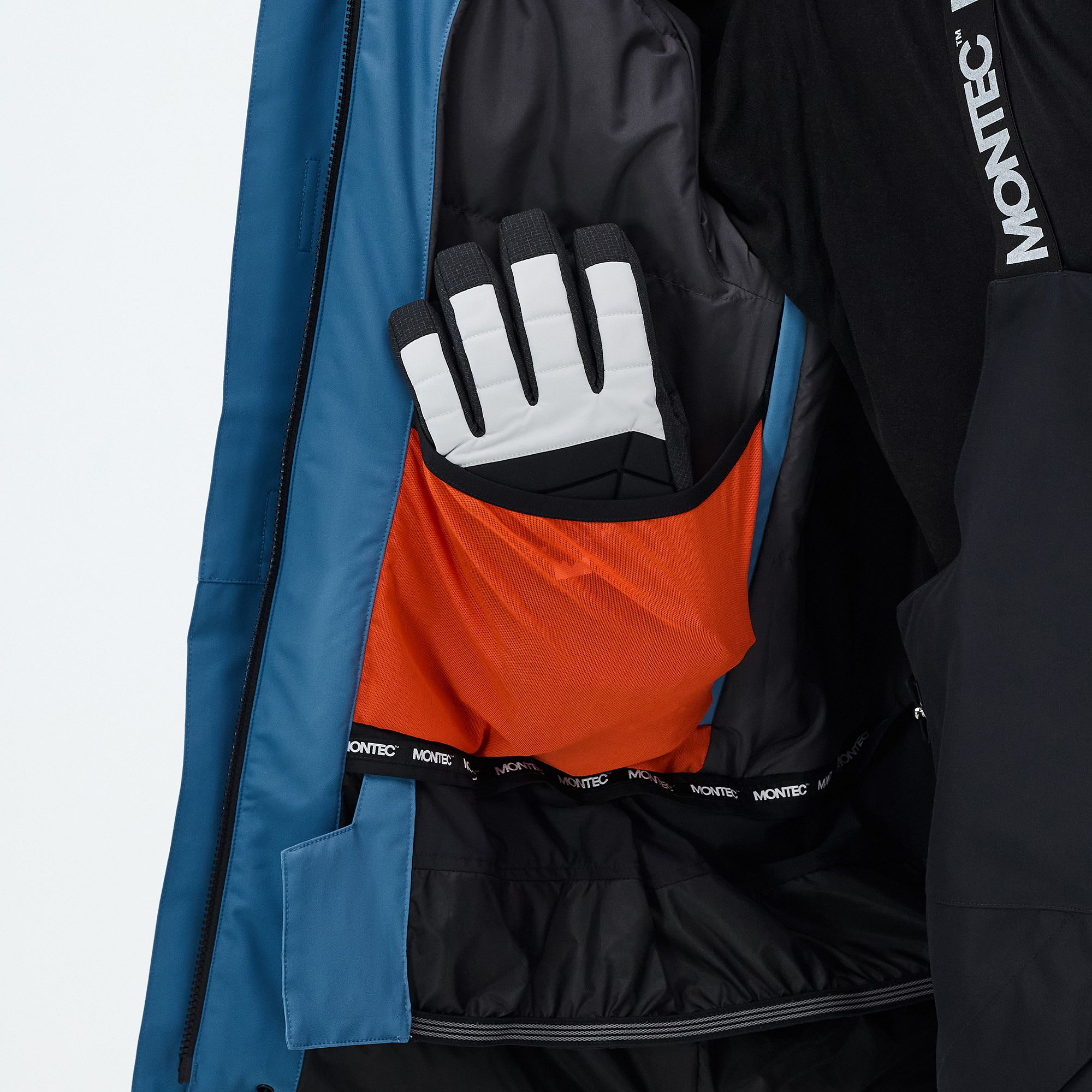 Montec Fawk Ski Jacket Men Blue Steel | Montecwear.com
