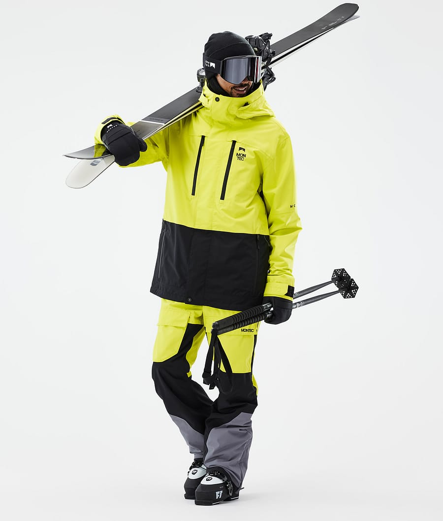 Montec Arch Ski Jacket Men - Bright Yellow/Black