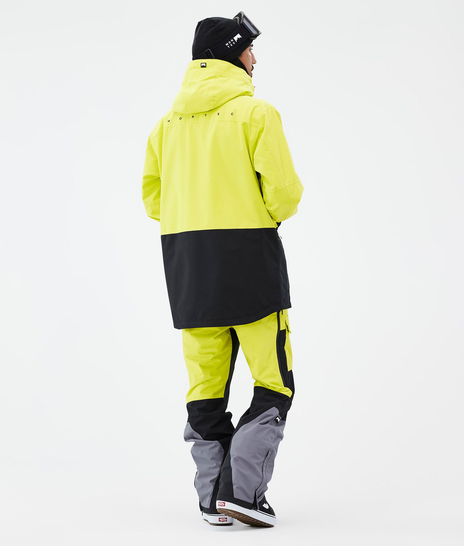 Fawk Giacca Snowboard Uomo Bright Yellow/Black, Immagine 5 di 10
