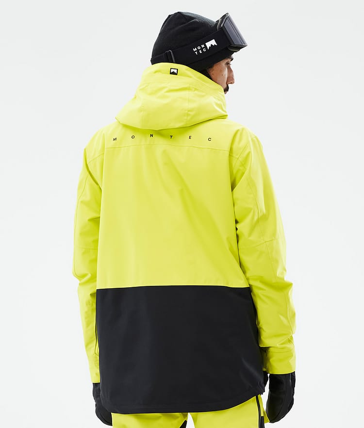 Fawk Ski Jacket Men Bright Yellow/Black, Image 7 of 10