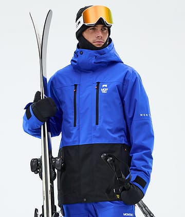 Fawk Ski Jacket Men Cobalt Blue/Black