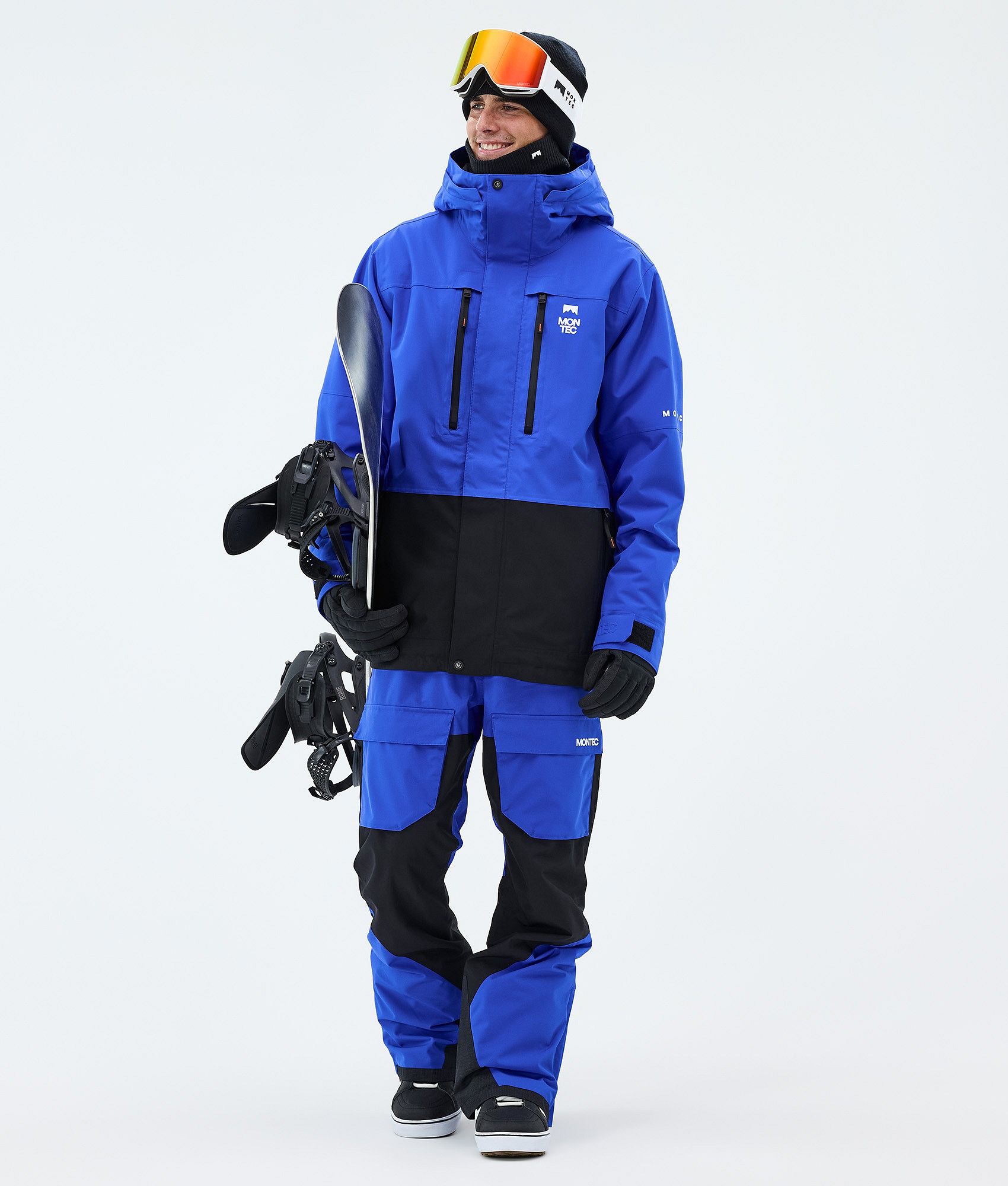 Montec Fawk Snowboard Jacket Men Cobalt Blue/Black | Montecwear.com