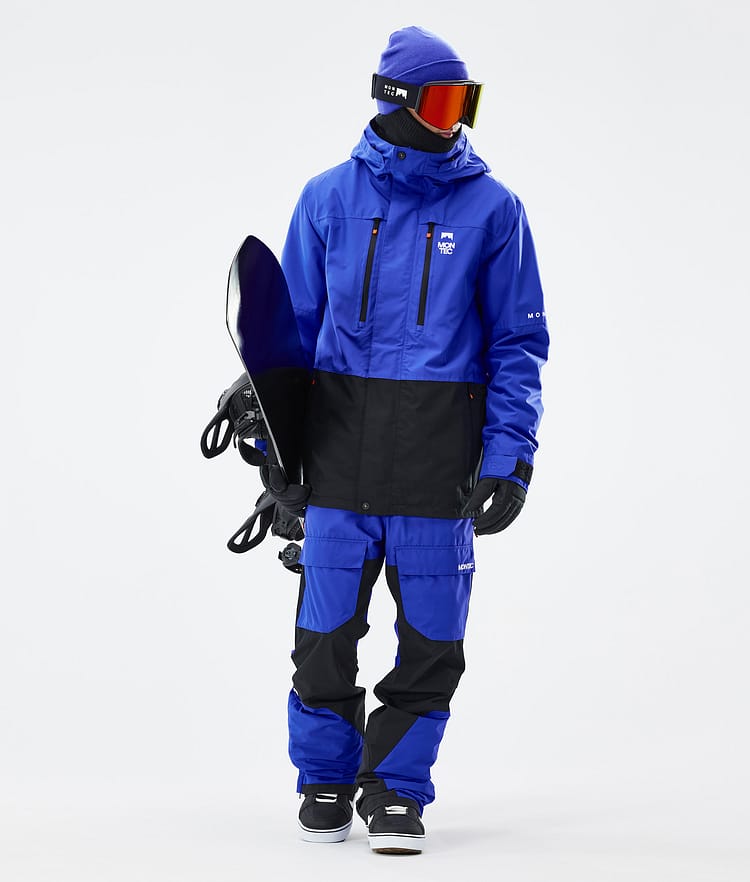 Montec Fawk Giacca Snowboard Uomo Cobalt Blue/Black - Blu