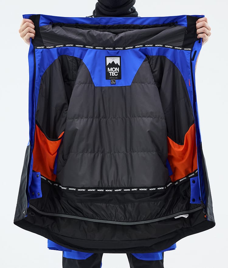 Fawk Veste Snowboard Homme Cobalt Blue/Black, Image 10 sur 10