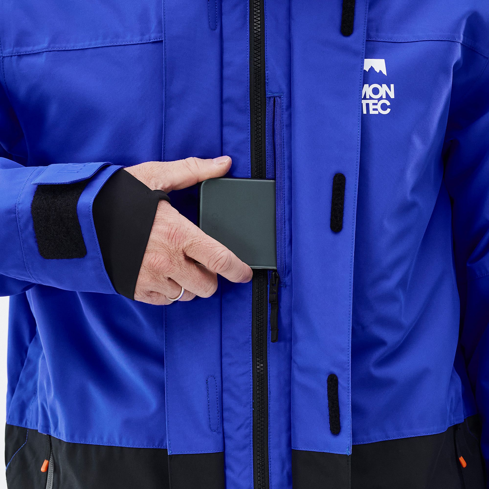 Montec Fawk Ski Jacket Men Cobalt Blue/Black | Montecwear.com