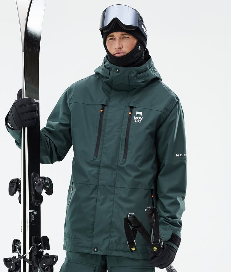 Montec Fawk Veste de Ski Homme Dark Atlantic/Black - Vert