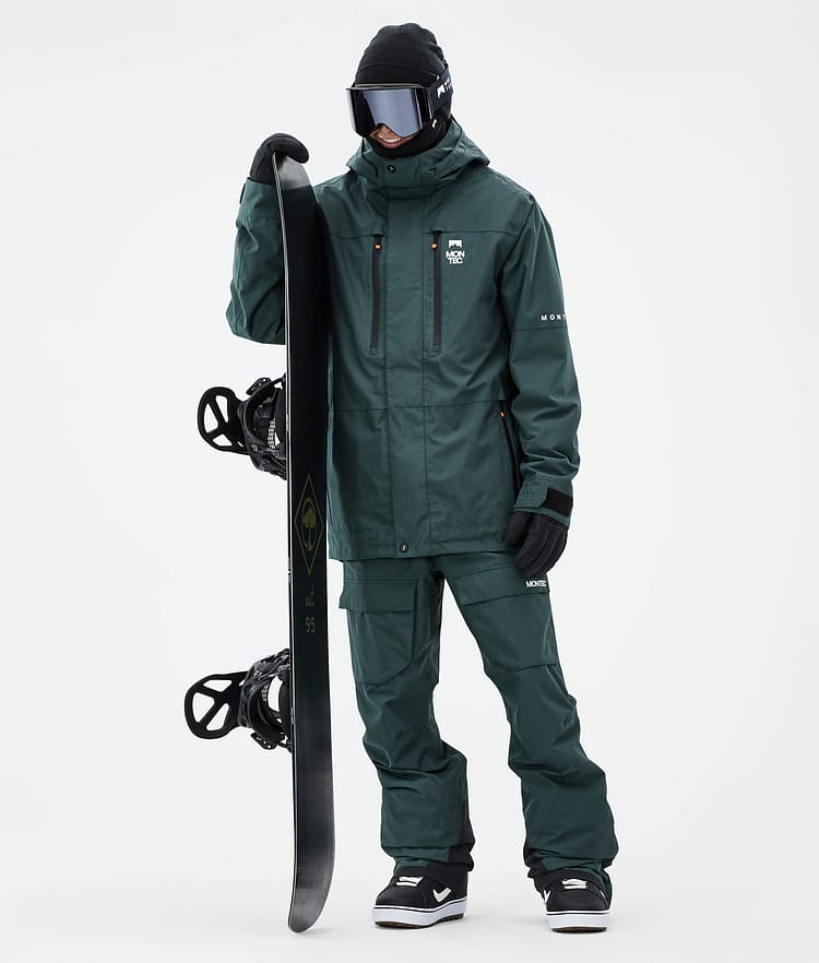 Montec Fawk Pantalones Snowboard Hombre Dark Atlantic - Verde
