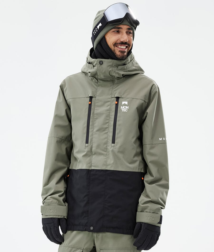 Montec Doom Ski Jacket Men Olive Green/Black/Greenish