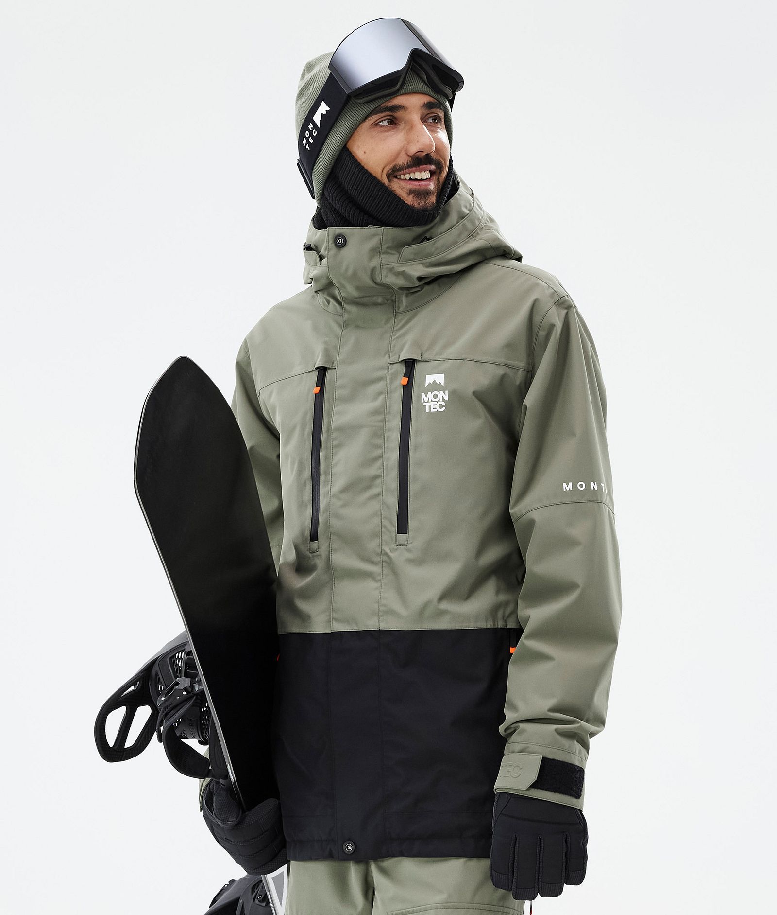 Fawk Snowboard Jacket Men Greenish/Black, Image 1 of 10