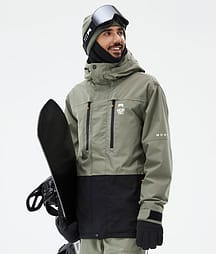Montec Fawk Snowboard Jacket Men Greenish/Black
