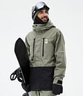 Fawk Snowboard Jacket Men Greenish/Black
