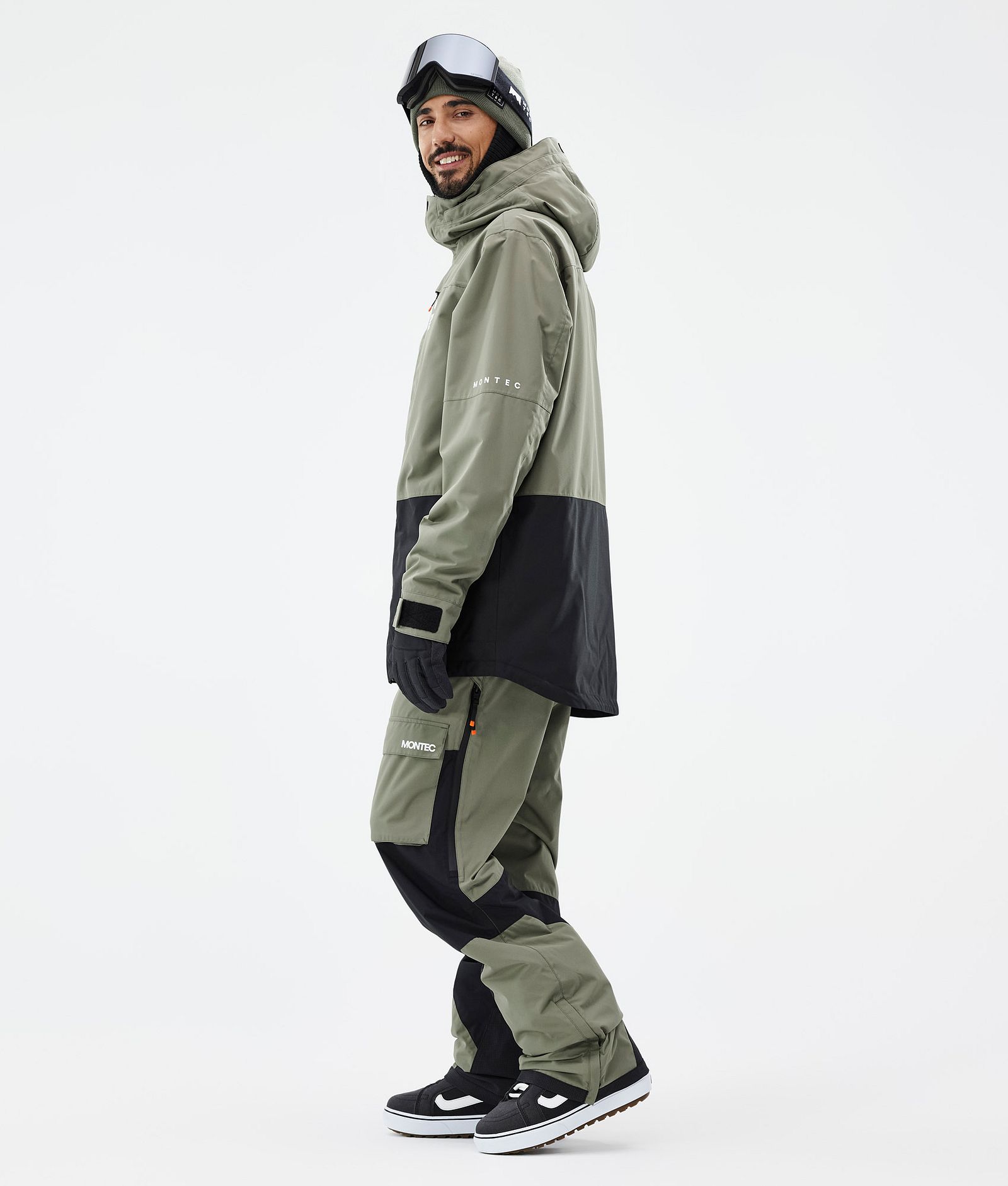 Fawk Snowboard Jacket Men Greenish/Black, Image 4 of 10
