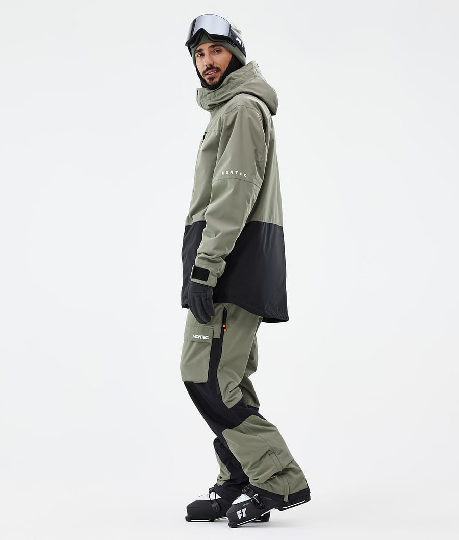 Fawk Ski Jacket Men Greenish/Black