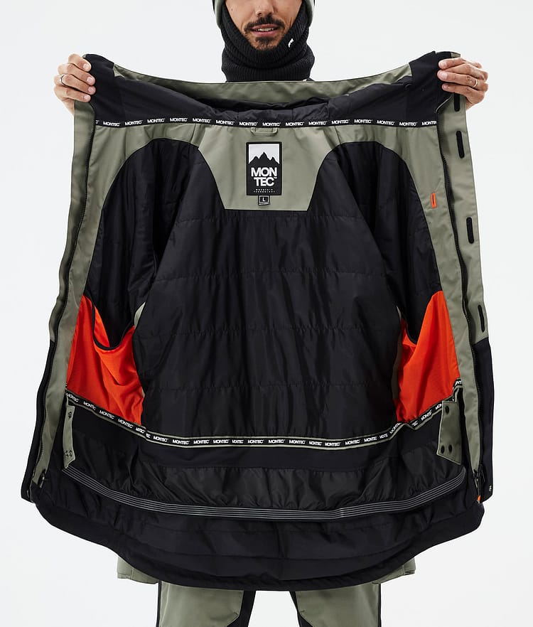 Fawk Ski Jacket Men Greenish/Black, Image 10 of 10