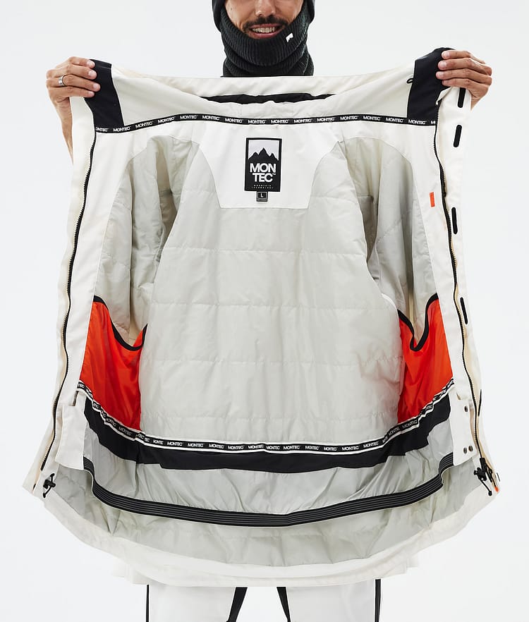 Fawk Snowboard Jacket Men Old White, Image 10 of 10