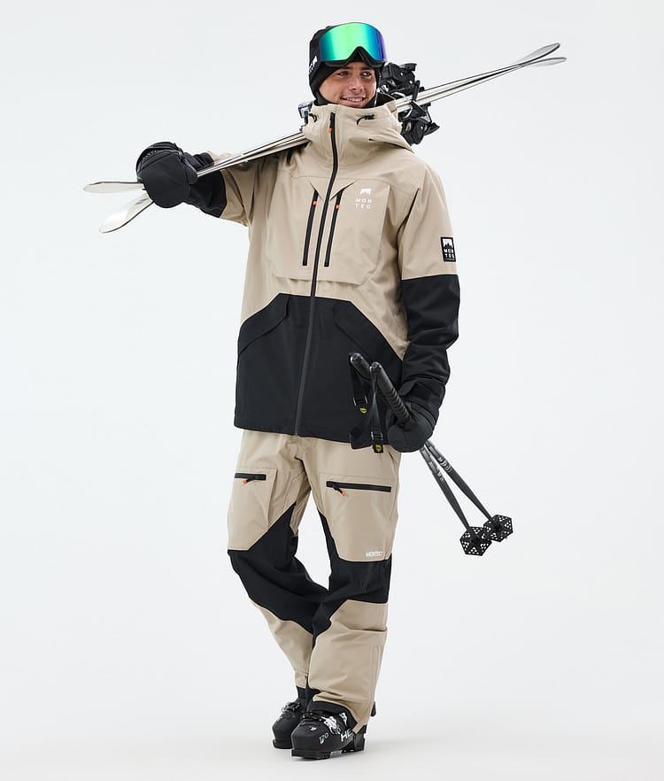 Arch Ski Jacket Men Sand/Black, Image 3 of 10