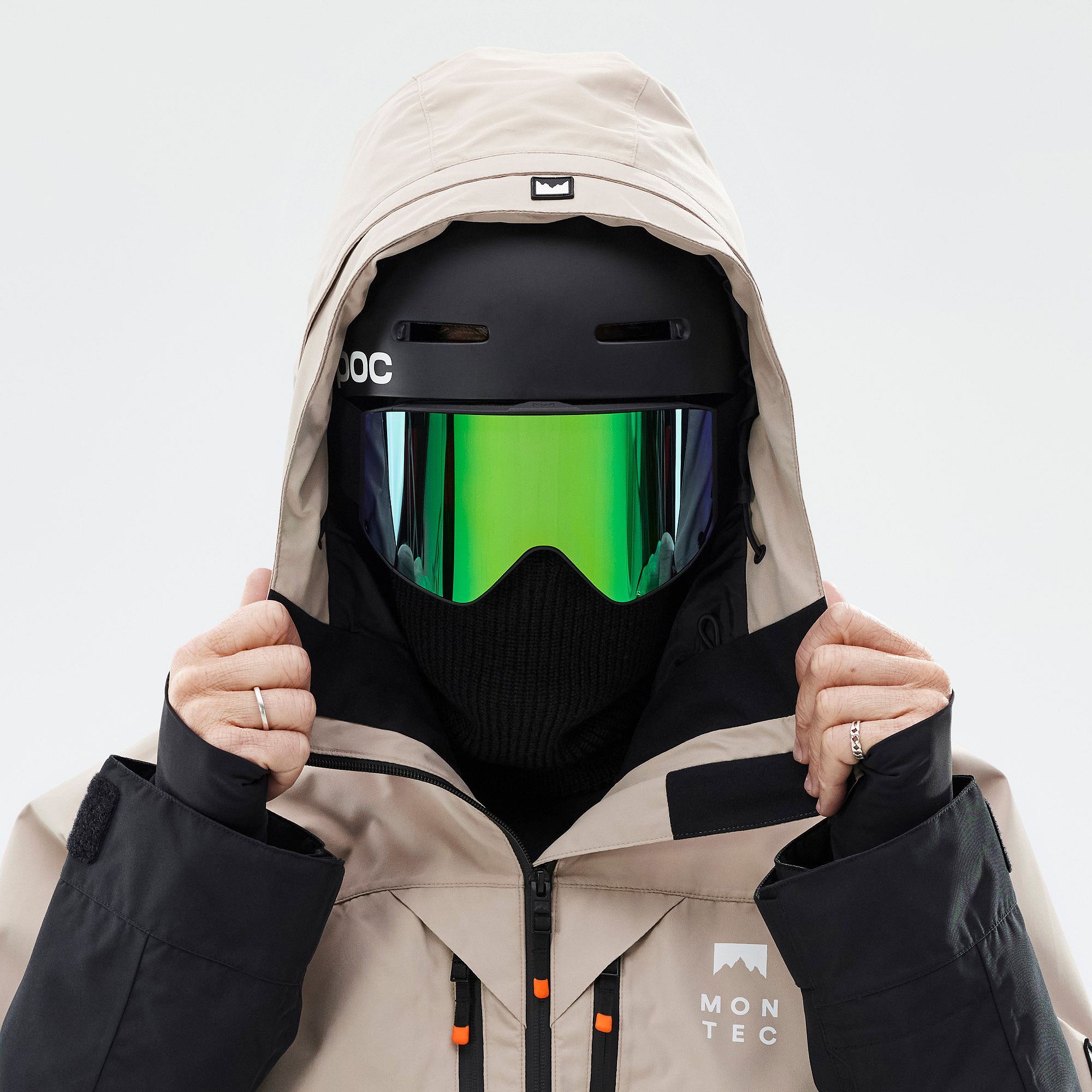 Montec Arch スノーボードジャケット メンズ Sand/Black Montec Arch Snowboard Jacket Men Sand/Black | Montecwear.com