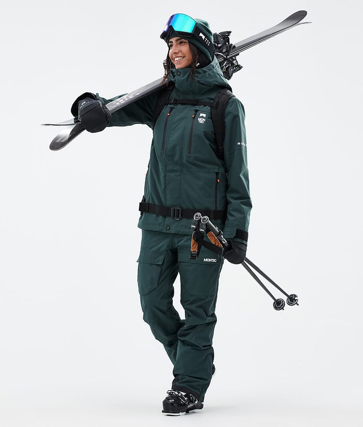 Fawk W Skijakke Dame Dark Atlantic, Billede 2 af 9