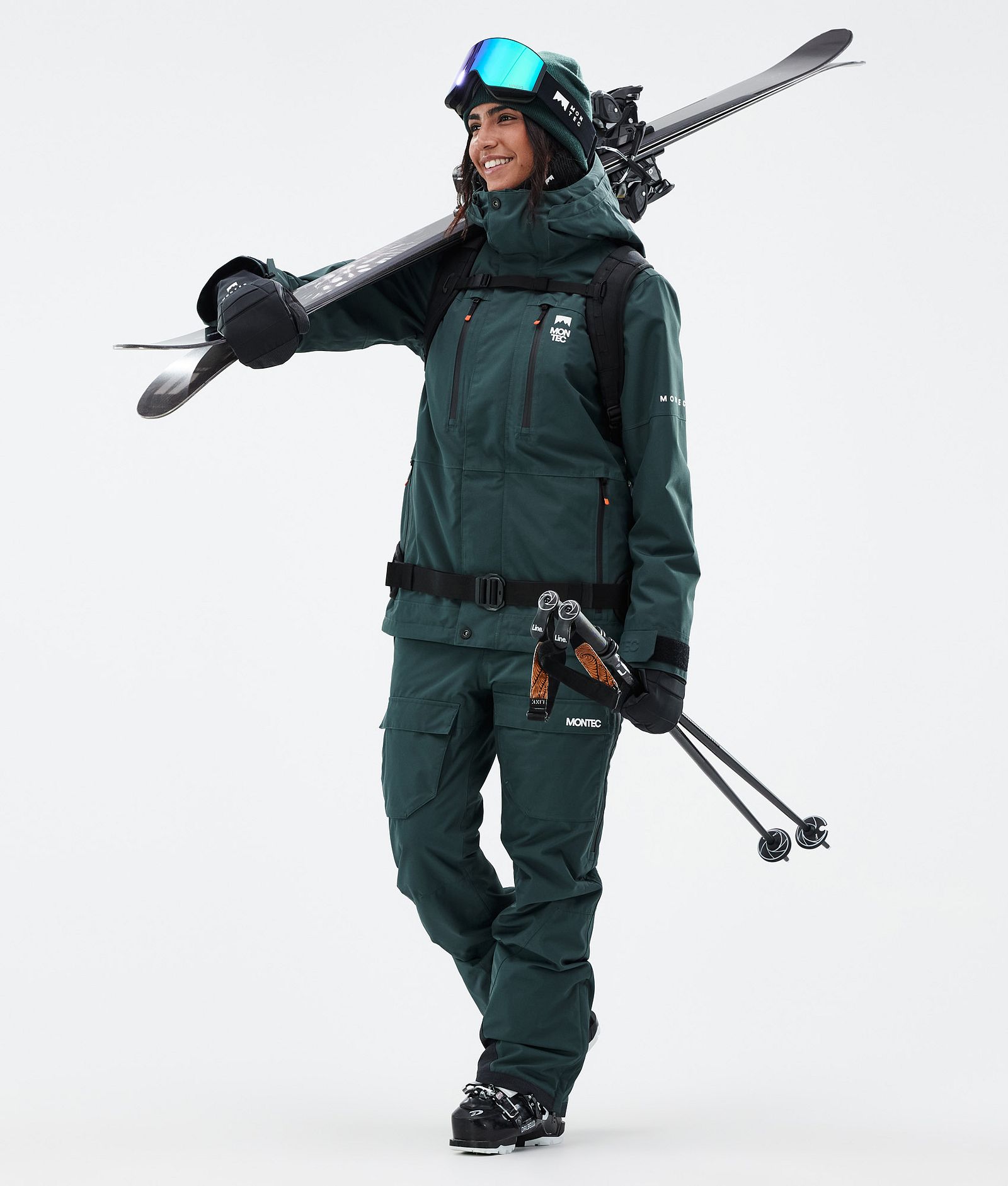 Fawk W Skijakke Dame Dark Atlantic, Billede 2 af 9
