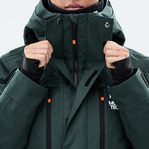 Front Zipper with Double Plackets Main Product Details Image,