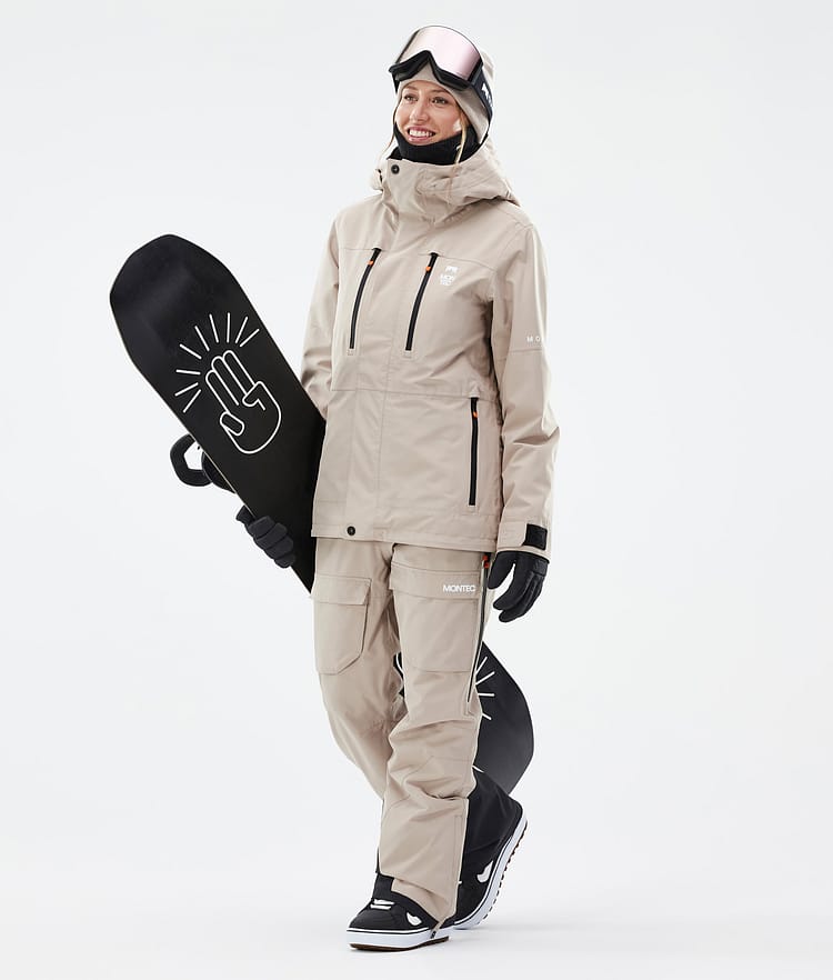 Fawk W Snowboard Jacket Women Sand
