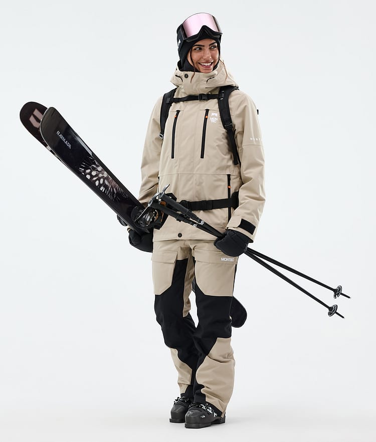 Fawk W Ski Jacket Women Sand, Image 3 of 10
