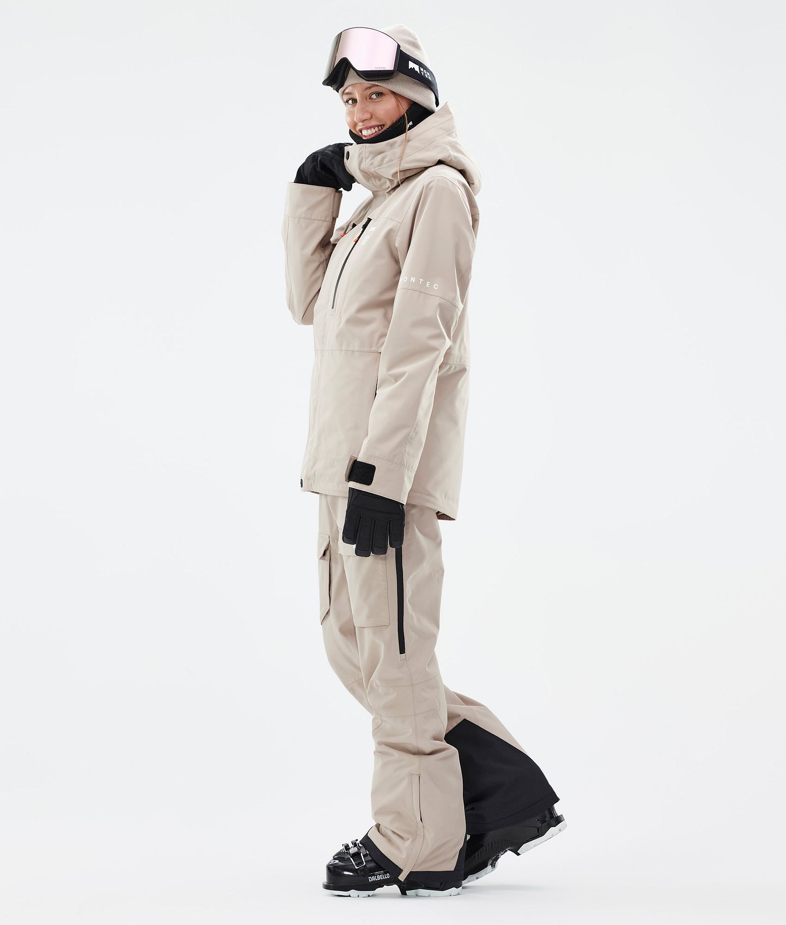 Fawk W Veste de Ski Femme Sand, Image 4 sur 10