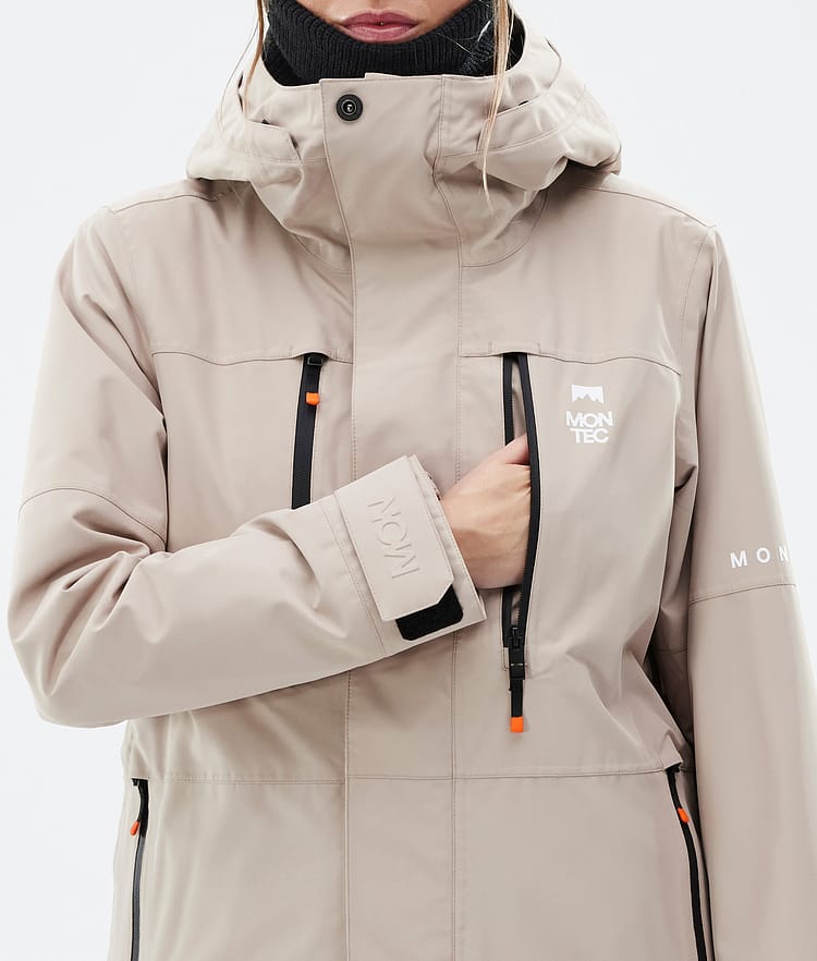 Fawk W Snowboard Jacket Women Sand