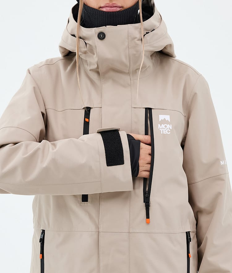 Fawk W Snowboard Jacket Women Sand, Image 8 of 9