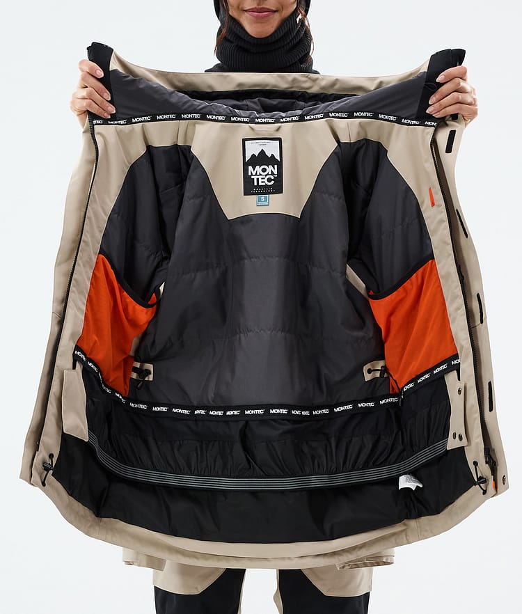 Fawk W Snowboard Jacket Women Sand, Image 10 of 10