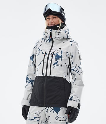 Moss W Snowboard Jacket Ice/Black