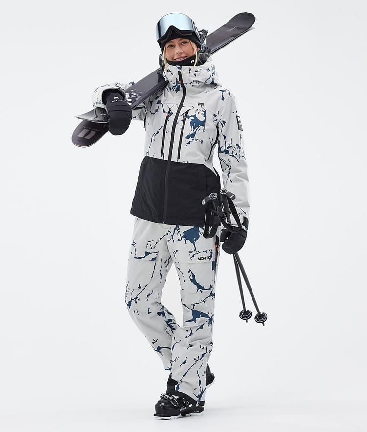 Moss W Veste de Ski Femme Ice/Black, Image 3 sur 10