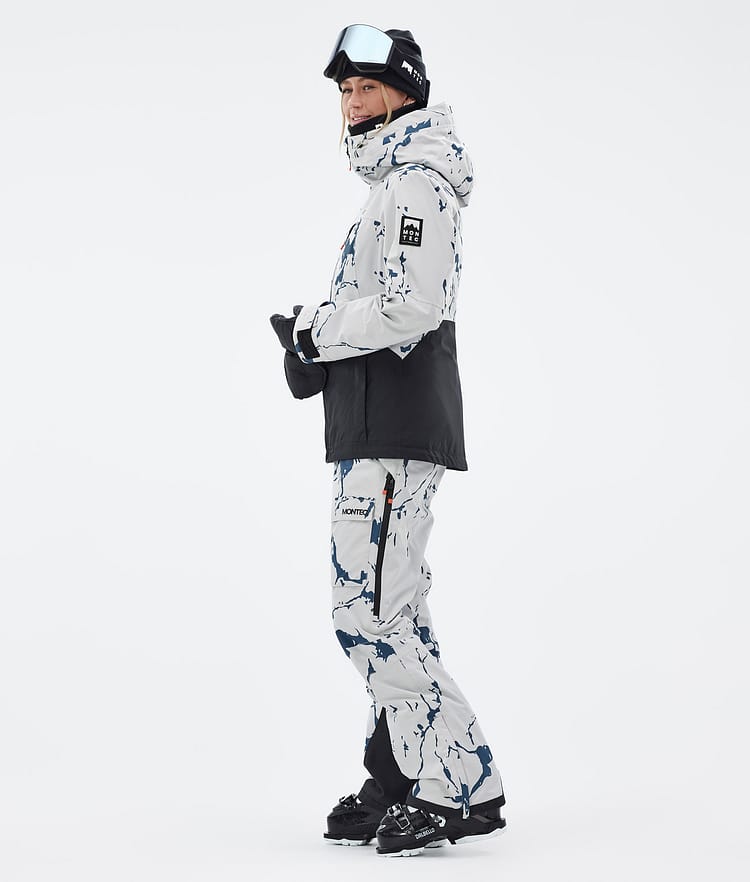 Moss W Skijakke Dame Ice/Black, Billede 4 af 10