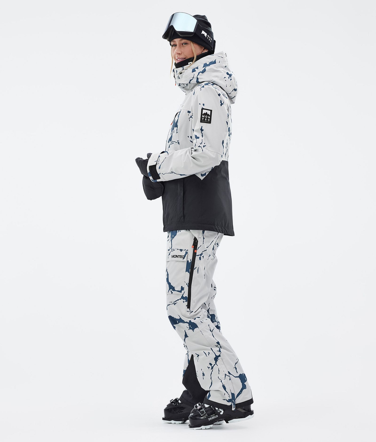 Moss W Skijakke Dame Ice/Black, Billede 4 af 10