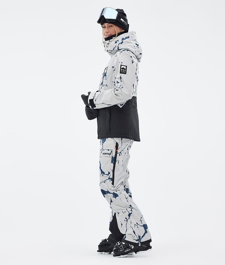 Moss W Veste de Ski Femme Ice/Black