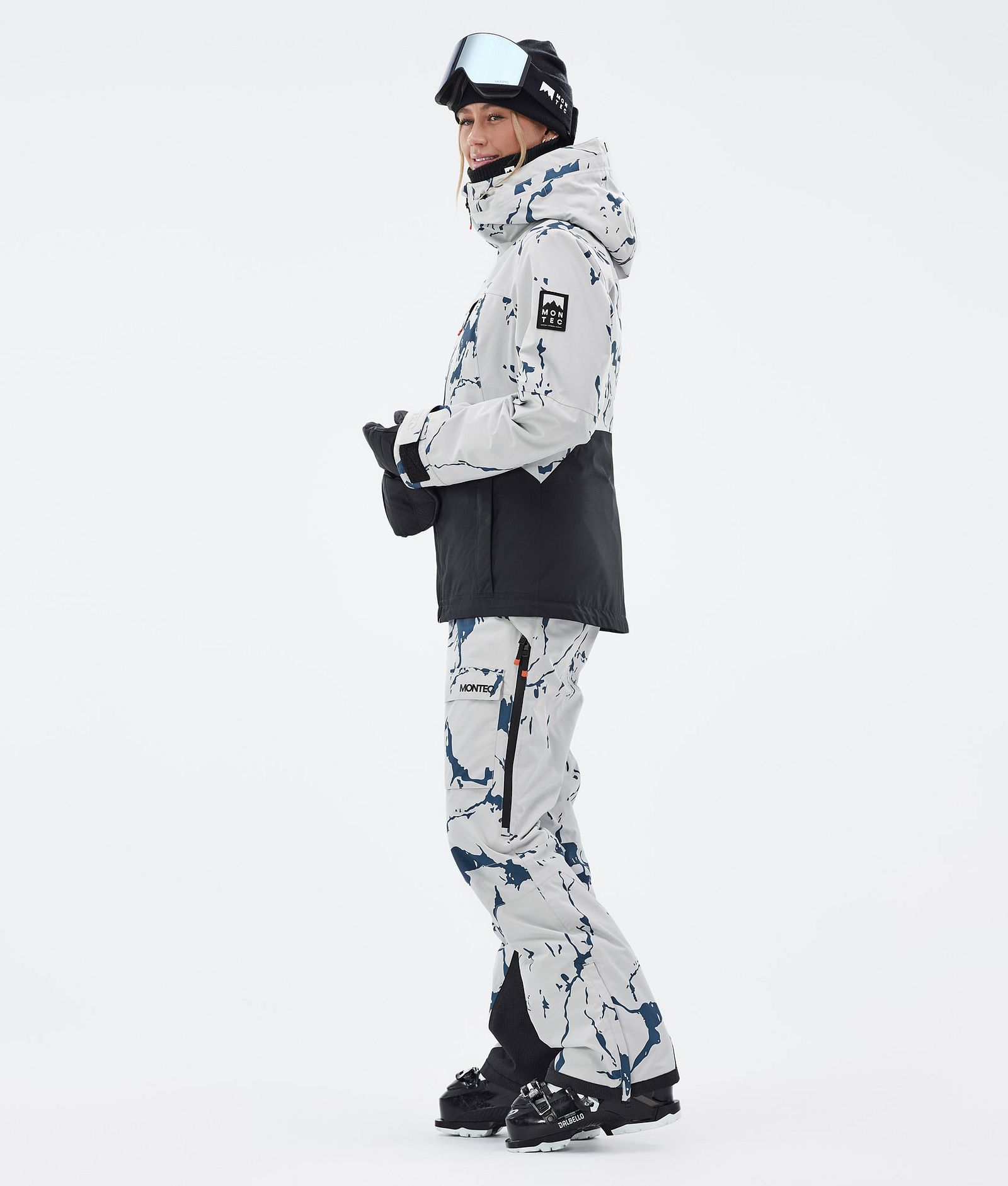 Moss W Ski Jacket Women Ice/Black
