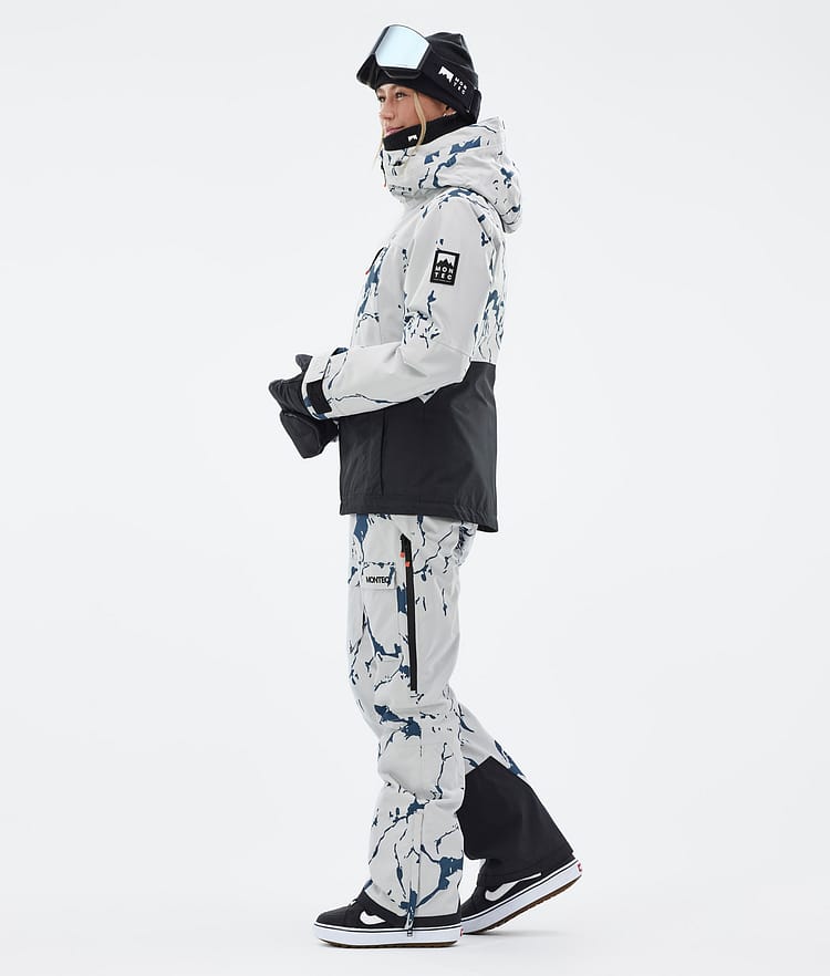 Moss W Snowboardjakke Dame Ice/Black